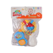 K225-65 3'lü Çıngırak Çok Renkli
