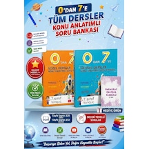 Tonguç Akademi 7. Sınıf 0 Dan 7 Ye Sayısal Sözel Tüm Dersler Konu Anlatımlı Soru Bankası Maarif Model