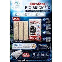 Akvaryum Filtre Malzemesi - Bio Brick Fix 500 Ml - Güçlü Bakteri Tutucu Biyolojik Medya - 3 Adet Brick - File Hediyeli