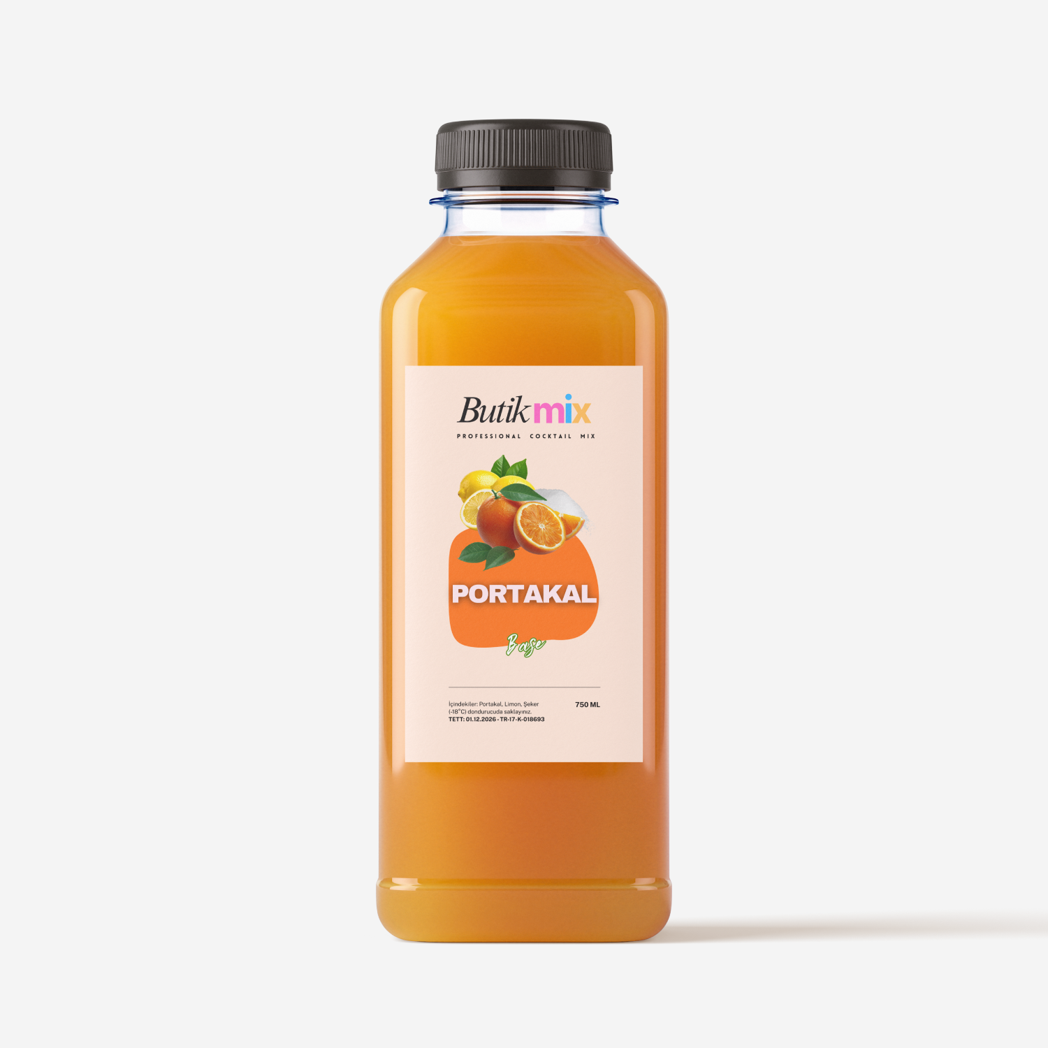 Portakal Base Hazır Kokteyl Bazı 500ml - Baz Aroma