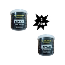 2 Adet Çok Amaçlı Ahşap Parke Masa Sehpa Çizik Çok Amaçlı Tamir Dolgu Macunu Siyah 240 Gr