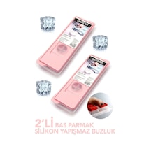 2'li Silikon Bas Parmak Yapışmaz Buzluk & Buz Kalıbı Silikon Diğer