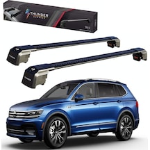 Volkswagen Tıguan 5n 2007-2016 Trx2 Carrier Kilitli Ara Atkı Taşıyıcı Tavan Barı Siyah