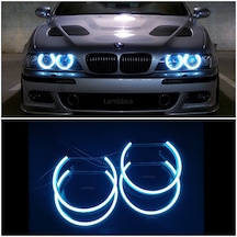 BMW E39 Angel Eyes Halka Buz Mavi Pamuk Led