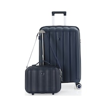 Mçs Polipropilen 2li Valiz Seti Orta & Makyaj V305 S21yy1000074-set 00008 Lacivert