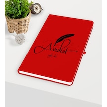 Kişiye Özel Avukat Temalı Kırmızı Defter - 6