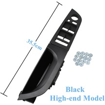 Siyah 35.5 High-end-lhd Sol El Sürücü İç Kapı Çekme Kolu Değiştirme Bmw 3 Serisi E90