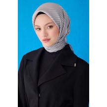 Belli %100 Twill İpek Eşarp 4115d 07 Azur