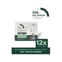 Med-cover Shampoocap Saç Yıkama Bonesi X 12 Adet
