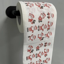 Gateesat Noel Geyik Desenli 3 Katlı Yumuşak Tuvalet Kağıdı 1 Rulo