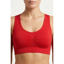 Fit Women Kalın Askılı Pedsiz Büstiyer Korsesi Seamless 5050