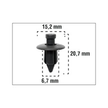 Klips Cam Izgara Hyundai Subaru 909140062 6822p8 Volvo 987789 10