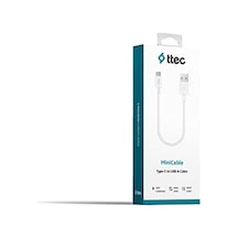 Minicable 30cm Usb-a - Usb-c Şarj Kablosu