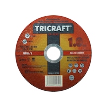 Trıcraft Metal Kesici İnox Kesici Taş 115x1.0x22.2 Mm 25 Adet N11.462