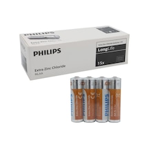 Philips Extra Zinc-carbon Kalın Saat Kalem Pili Aa 60'lı Paket