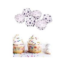 200'lü Muffin Browni Cupcake Kağıdı Kek Kalıbı Desenli 2 Paket Renkli