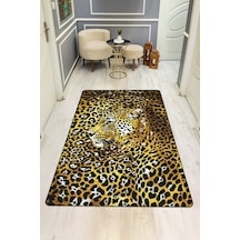 Modern Desenli Dijital Baskı Kaymaz Taban Halı H0221 Renkli