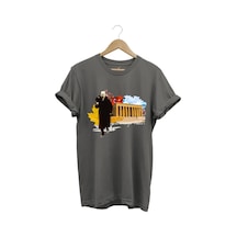 Atatürk Anıtkabir 10 Kasım 29 Ekim 23 Nisan 19 Mayıs Cumhuriyet Sonsuza Kadar Regular Fit T-shirt Antrasit
