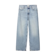 Calvin Klein 90s Straıght Basset, Scb Mavi Kadın Kot Pantolon