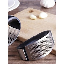 Paslanmaz Çelik Sarımsak Ezici Pratik Garlic Press Çelik Diğer