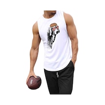 Bluu Staycool Kolsuz Sporcu T-Shirt Tank Top Spor Atlet