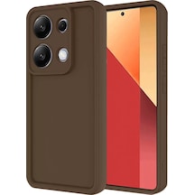 Newface Xiaomi Redmi Note 13 Pro 4g Kılıf Viera Silikon - Kahverengi