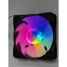12cm Rainbow Işıklı Kasa Fanı