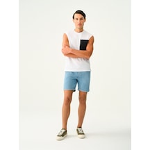 Regular Fit Erkek Şort Denim