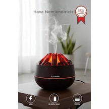 Hava Nemlendiricisi H11 Koyu Kahve 300 Ml Ev Aksesuarı Sunum Objesi Dekoratif Lamba