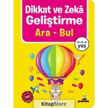 Dikkat ve Zeka Geliştirme - Ara Bul 4 - 5 +6 Yaş- Panda