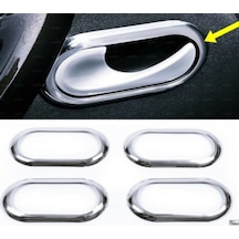 Dacıa Duster 2010-2017 İç Kapı Kolu Çerçevesi Paslanmaz Çelik