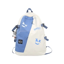 Moda Büyük Fotoğraf Kadın Severler Seyahat Kadın Kademeli Mochila Genç Sırt Beyaz Inek Bebek Ile Beyaz