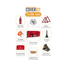 Eva Trafik Ve İlk Yardım Seti - Muayene Uyumlu 1 Kg Araç Yangın Tüpü - 2 Adet Reflektör - Silver Pack