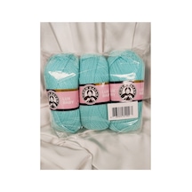 Lux Baby Mint Yeşili El Örgü İpi Art No:3010 - Nm:3.4 - 100gr. 340mt. 3 Adet - Renk: 022