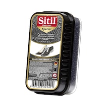4 Adet Sitil Parlatıcı Sünger Kutulu Siyah Çok Renkli