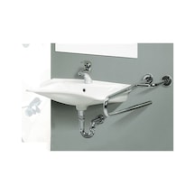 Turkuaz Seramik Bedensel Engelli / Medikal Lavabo 60CM Hariç-Standart