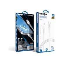 Onopo Android Uyumlu Type-c To Type-c Pd 25w Hızlı Şarj Ve Data Kablosu 100cm - P5 25w Hızlı Şarj 480mbps Veri Transferi 2 Yıl İthalatçı Garantisi