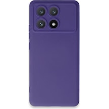 Uryport Xiaomi Poco X6 Pro Kılıf Nano İçi Kadife Silikon - Mor