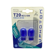 Photon 12v 1016 Ampul Dipsiz T20 21/5w Beyaz 5000k 2 Ad
