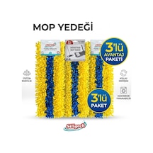 Sillgech Süper Emici Mikrofiber 3 Lü Mop Yedeği 50 Cm