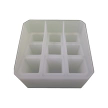 Epoksi Silikon Kalıp Makyaj ve Kalemlik Kutusu 9X9 Cm