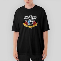 Guns N' Roses Gone To Hell Oversize Siyah Tişört Siyah