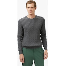 Nautica Erkek Gri Classic Fit Kazakdesenlis57226t