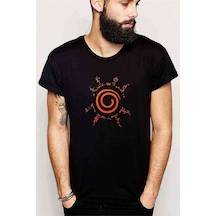 Naruto Amoled Baskılı Siyah Erkek Tshirt (528834897)