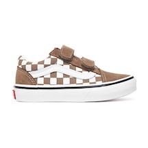 Vans Old Skool V Çocuk Günlük Ayakkabı Vn000cya1nu1 Kahverengi Kahverengi