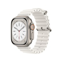 Apple Uyumlu  Watch 38 MM/40 MM/41 MM Oluklu Silikon Kordon Kayış KY72-1