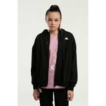 Kappa Kız Çocuk Siyah Sweatshirt Siyah