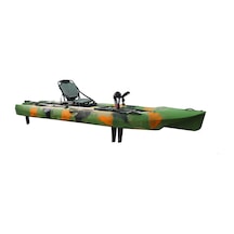 Sup Pro Tek Kişilik Pedallı Balıkçı Kanosu Yeşil Kamuflaj
