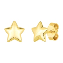 14 Ayar Altın Yıldız Küpe 0,84 Gr-5079
