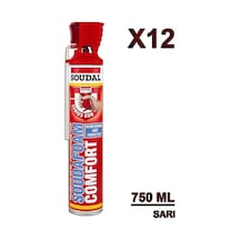 Tr Soudafoam Comfort Köpük, 750 Ml, Sarı, 12 Adet